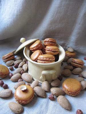 Macarons au praliné