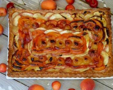 Tarte moelleuse aux fruits d’été