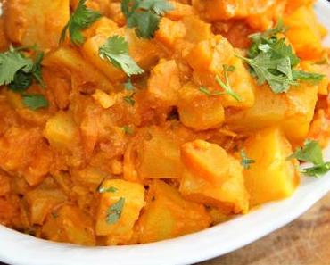 POMMES DE TERRE ET CAROTTES A LA CREME DE COCO