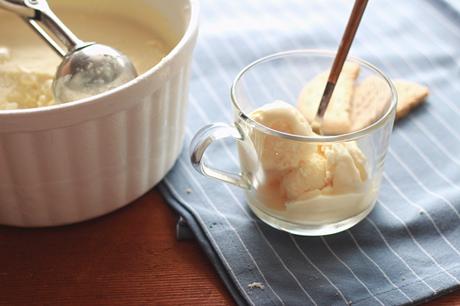 Glace vanille sans sorbetière (sans oeuf)