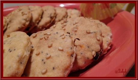 Crackers aux graines de Sésame et tomates séchées