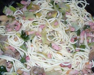 Poêlée de spaghettis