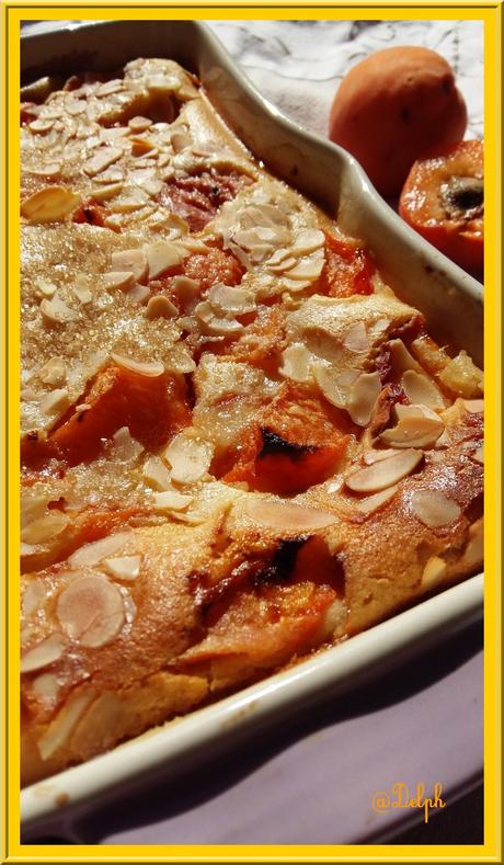 Clafoutis aux abricots et aux amandes 