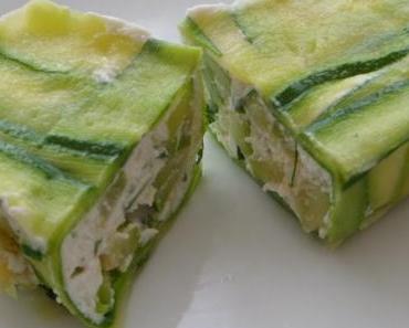 Terrine fraîche courgette & brousse de brebis