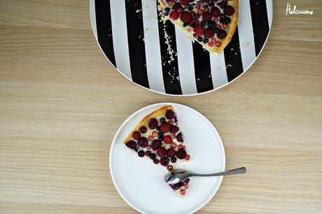 Tarte aux fruits rouges et vanille