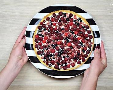 Tarte aux fruits rouges et vanille
