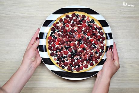 Tarte aux fruits rouges et vanille