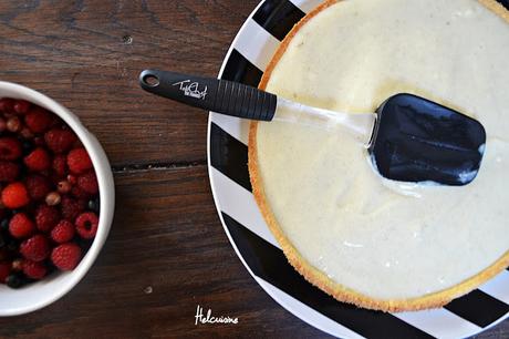 Tarte aux fruits rouges et vanille