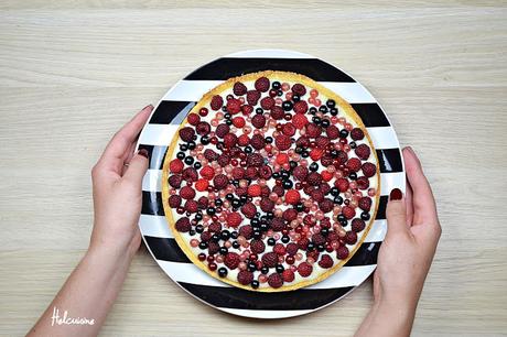 Tarte aux fruits rouges et vanille