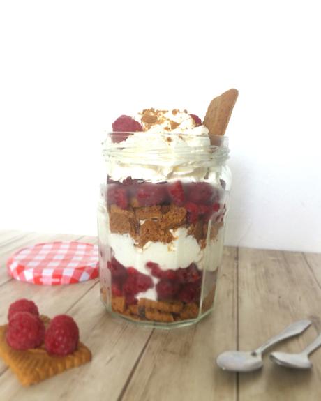 Big Verrine Spéculos, framboise et chantilly (framboisier revisité à emporter) 