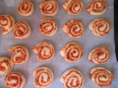 Pizza roulée aux saveurs basques