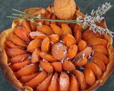 TARTE AUX ABRICOTS ET A LA LAVANDE