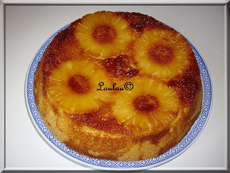 Gâteau renversé à l’ananas de Missrimel