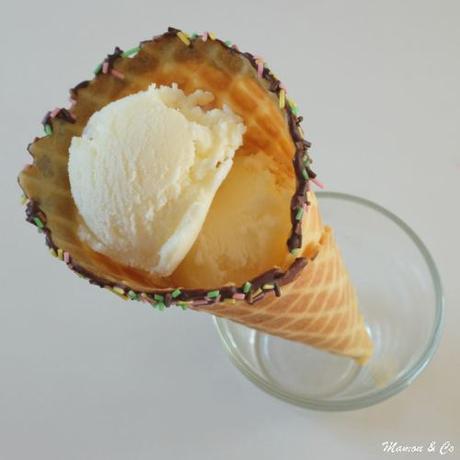 Cornet à glace maison