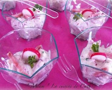 ღ " MIAM " Rillettes de Radis & vache qui rit { mousse de Betterave }