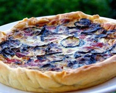Quiche aux légumes grillés