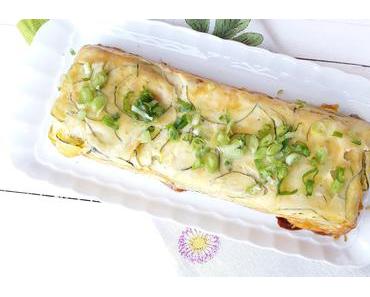 Gâteau Invisible Courgettes Cheddar avec ou sans gluten ni lactose