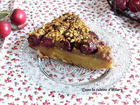 [Le temps des] Clafoutis aux cerises et à la pistache / Cherry and pistachio clafoutis