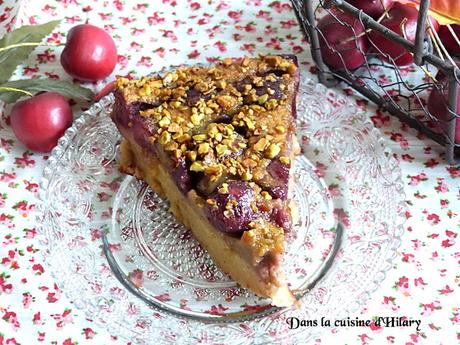 [Le temps des] Clafoutis aux cerises et à la pistache / Cherry and pistachio clafoutis