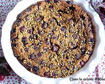 [Le temps des] Clafoutis aux cerises et à la pistache / Cherry and pistachio clafoutis