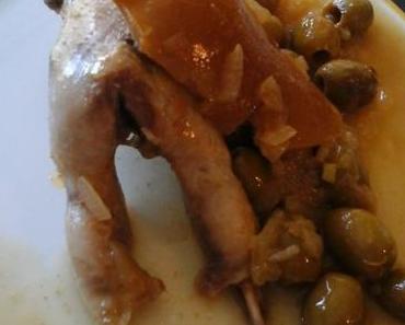 Cailles au citron confit