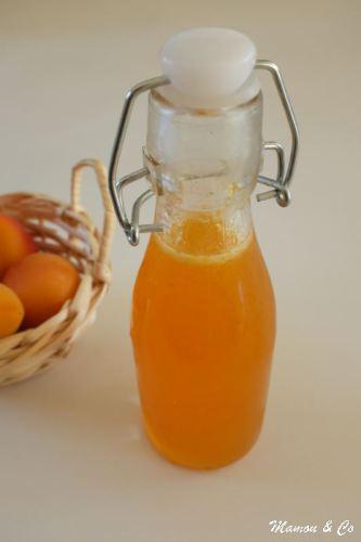 Sirop d’abricot maison