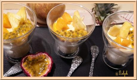 Mousse de fruits exotiques