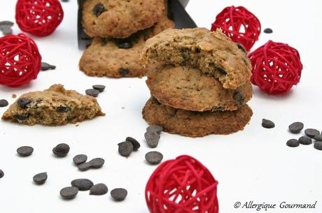 Cookies  corn flakes et pépites de chocolat, Bio, sans oeufs, gluten etc.