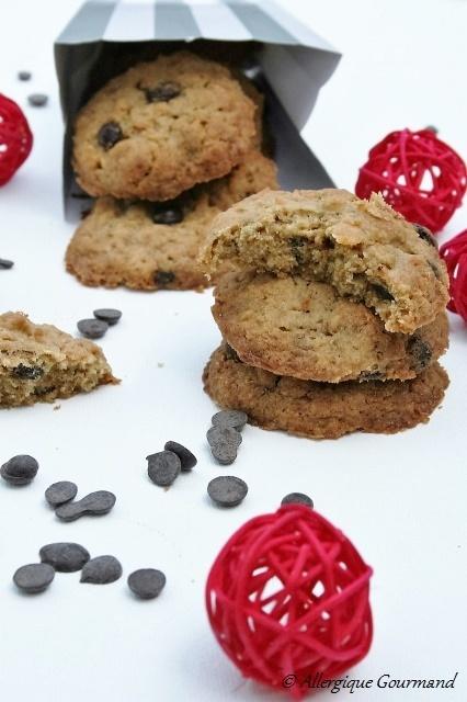 Cookies  corn flakes et pépites de chocolat, Bio, sans oeufs, gluten etc.