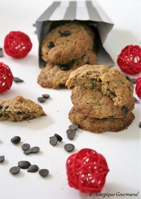 Cookies  corn flakes et pépites de chocolat, Bio, sans oeufs, gluten etc.