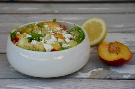 Taboulé d’été à la nectarine et feta