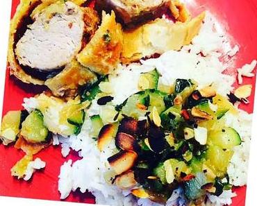 Filet mignon en croûte aux courgettes