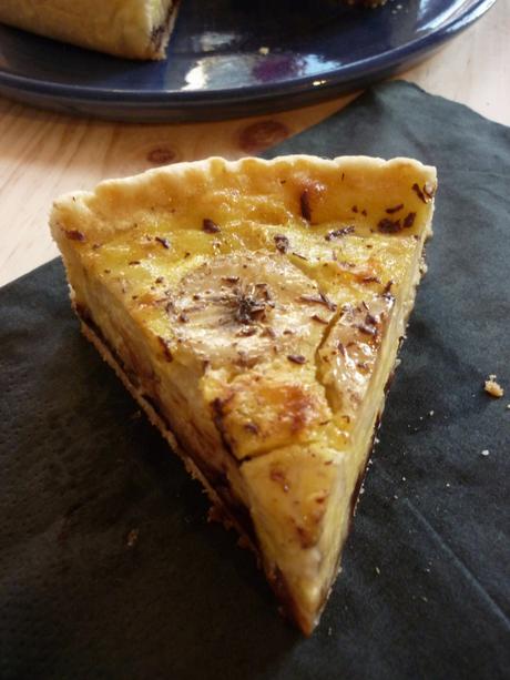 Tarte bananes chocolat