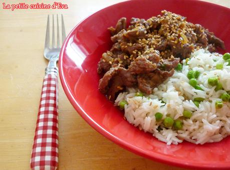 Sauté de bœuf Teriyaki