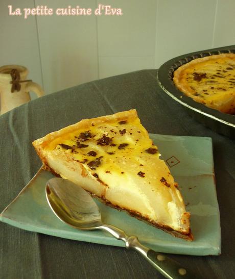 Tarte poires chocolat