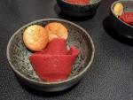 Dessert rouge – Gelée de fraise un peu japonaise