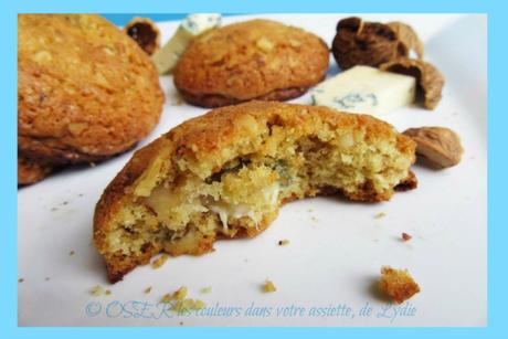 Cookies aux noix et au cœur fondant de Bleu du Vercors-Sassenage