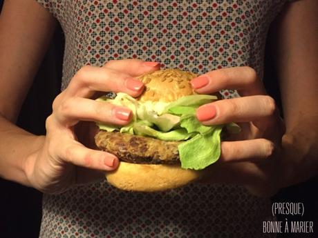 Burgers végétariens d’haricots rouges et pois chiches aux épices indiennes