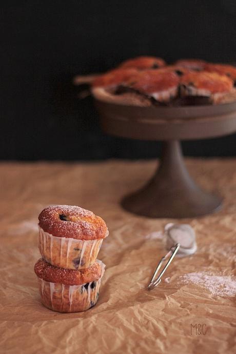 Muffins Ricotta Myrtilles … et un peu de Citron