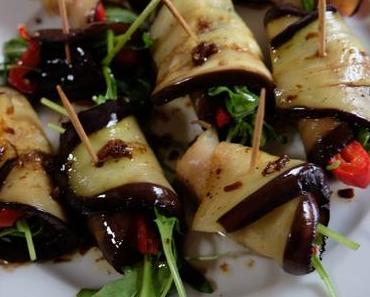 Rouleaux d'aubergine