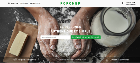 Se faire livrer son repas au pied de son bureau : Merci PopChef !