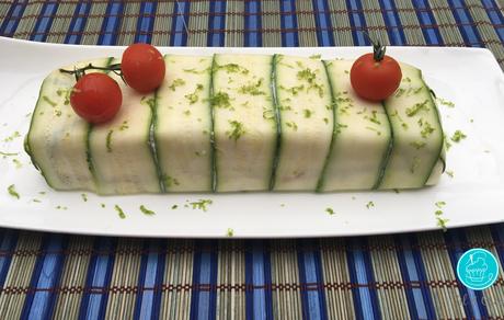 Terrine Courgette, crabe et saumon ♨♨