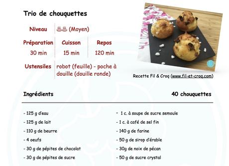 Trio de chouquettes pour 3 fois plus de gourmandise ♨♨