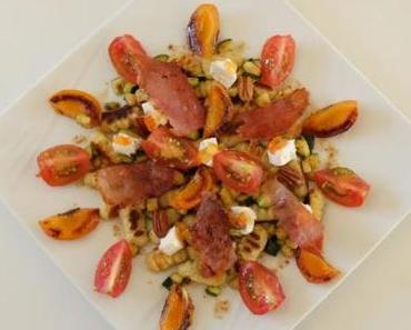 Salade de gnocchi en sucré-salé