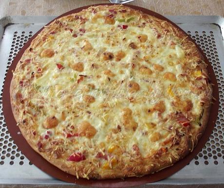 Pizza blanche au St Nectaire