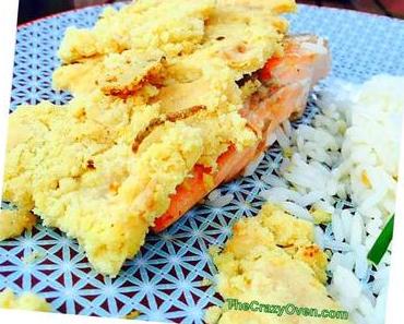 Saumon express à la plancha et son crumble au parmesan et aux agrumes