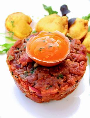 Tartare de Bœuf à l'Italienne & Pommes Soufflées