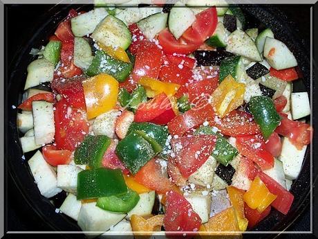 Tajine de poulet à la ratatouille