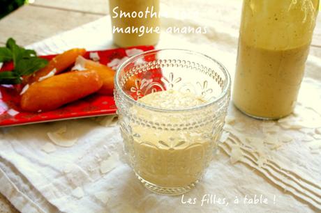 Smoothie coco mangue ananas