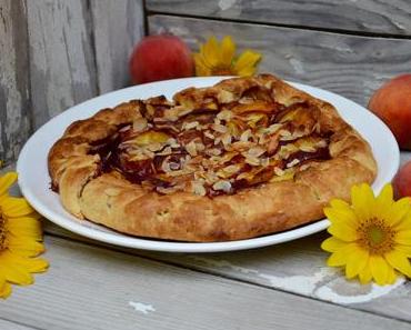 Tarte rustique aux pêches